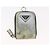 Borsa a Spalla PRADA Pelle Verniciata Argento Auth 177333A - vista 22