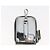 Borsa a Spalla PRADA Pelle Verniciata Argento Auth 177333A - vista 23