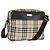 Burberry Borsa a Spalla Nova Check in Tela Beige Argento Autentica am11514