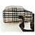 Burberry Borsa a Spalla Nova Check in Tela Beige Argento Autentica am11514 - vista 5
