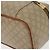 Céline Borsa a mano Vanity in tela Macadam CELINE in pelle PVC beige e oro Auth 178932A D'oro - vista 13
