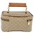 Céline Borsa a mano Vanity in tela Macadam CELINE in pelle PVC beige e oro Auth 178932A D'oro - vista 3