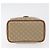 Céline Borsa a mano Vanity in tela Macadam CELINE in pelle PVC beige e oro Auth 178932A D'oro - vista 9