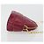 Bottega Veneta Bolsa de corrente meia-lua acolchoada em couro Bordeaux ouro Auth 177240A Dourado - vista 3