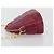Bottega Veneta Bolsa de corrente meia-lua acolchoada em couro Bordeaux ouro Auth 177240A Dourado - vista 4