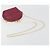 Bottega Veneta Bolsa de corrente meia-lua acolchoada em couro Bordeaux ouro Auth 177240A Dourado - vista 7