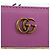 Billetera Bifold GG Canvas Gucci Rosa Dorado 783121 Auth BA12478M - vista 12