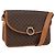 Céline CELINE Macadam Canvas Schultertasche aus PVC-Leder Braun Gold Auth 177673A Golden