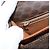 Céline CELINE Macadam Canvas Schultertasche aus PVC-Leder Braun Gold Auth 177673A Golden - Ansicht 23