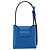Borsa a mano Gancini in pelle blu argento Auth 177222A di Salvatore Ferragamo - vista 3