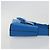 Borsa a mano Gancini in pelle blu argento Auth 177222A di Salvatore Ferragamo - vista 4