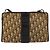 Borsa a Spalla in Tela Trotter Christian Dior Beige Oro Auth 177208 D'oro - vista 3