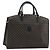 Céline Borsa a mano in tela Macadam CELINE in pelle PVC nera e oro Auth 177722 Nero D'oro