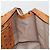 Borsa Tote MCM Vicetos Logogram in pelle PVC marrone oro Auth BA12397A D'oro - vista 18