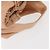 CHANEL Borsa a Mano Choco Bar in Pelle Beige CC Auth 179026A - vista 7