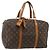 LOUIS VUITTON Monogram Sac Souple 35 Boston Tasche M41626 LV Auth 178530 Monogramm