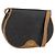 Borsa a spalla in tela a nido d'ape PVC nera e dorata Christian Dior Auth 178180 Nero D'oro