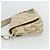 Borsa a Spalla in Tela Trotter Christian Dior PVC Beige Argento Auth 177983A - vista 4