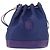 Céline Borsa a Spalla CELINE in Pelle Blu Argento Autentica 177062 - vista 2