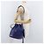 Céline Borsa a Spalla CELINE in Pelle Blu Argento Autentica 177062 - vista 23