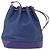 Céline Borsa a Spalla CELINE in Pelle Blu Argento Autentica 177062 - vista 3