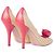 Prada Peeptoe-Pumps aus Raphia und Lackleder Beige - Ansicht 3