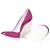 Autre Marque Hogan Lackleder Wedge-Pumps Fuschia - Ansicht 10