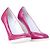 Autre Marque Hogan Lackleder Wedge-Pumps Fuschia - Ansicht 2