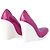 Autre Marque Hogan Lackleder Wedge-Pumps Fuschia - Ansicht 3