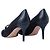 Salvatore Ferragamo Décolleté Mary Jane in Pelle e Camoscio Nero - vista 3