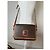 Céline Borsa a tracolla in tela Macadam vintage Celine marrone scuro - vista 12