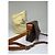 Céline Borsa a tracolla in tela Macadam vintage Celine marrone scuro - vista 5
