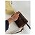Céline Borsa a tracolla in tela Macadam vintage Celine marrone scuro - vista 9