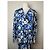 Vintage Givenchy Blumenmuster Seiden-Midikleid Blau - Ansicht 8