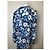 Vintage Givenchy Blumenmuster Seiden-Midikleid Blau - Ansicht 9
