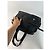 Vintage Courreges Ripstop-Nylon Wochenend-Duffle-Bag Schwarz - Ansicht 10