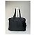 Vintage Courreges Ripstop-Nylon Wochenend-Duffle-Bag Schwarz - Ansicht 2