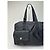 Vintage Courreges Ripstop-Nylon Wochenend-Duffle-Bag Schwarz - Ansicht 6
