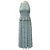 Vestido Adeline Estampado Idalia de Seda Azul Ulla Johnson