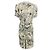 Isabel Marant Etoile Vestido impreso Bardeny Twist Front Ecru / Almendra de Isabel Marant Étoile Multicolor