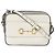 Horsebit 1955 Borsa a Spalla Gucci 1955 in Pelle di Vitello Testurizzata Bianca con Bit di Cavallo Bianco