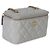 Vanity Beauty case Chanel in agnello trapuntato grigio Small Pearl Crush Marrone - vista 4