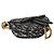 Mini borsa a sella in tela obliqua blu navy Christian Dior Beige - vista 7