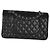 Timeless Borsa Chanel in caviar nero trapuntato medio classico con doppio flap - vista 2