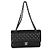 Timeless Borsa Chanel in caviar nero trapuntato medio classico con doppio flap - vista 5