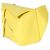 Loewe Mini Puzzle Edge Bumbag in pelle di vitello gialla Giallo - vista 3