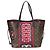 Neverfull MM Tasche aus rotem Multicolor Monogramm-Canvas Kabuki von Louis Vuitton Braun - Ansicht 2