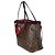 Neverfull MM Tasche aus rotem Multicolor Monogramm-Canvas Kabuki von Louis Vuitton Braun - Ansicht 3