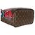 Neverfull MM Tasche aus rotem Multicolor Monogramm-Canvas Kabuki von Louis Vuitton Braun - Ansicht 7