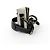 Burberry Horseferry Bum Printed Canvas mini Nero - vista 4